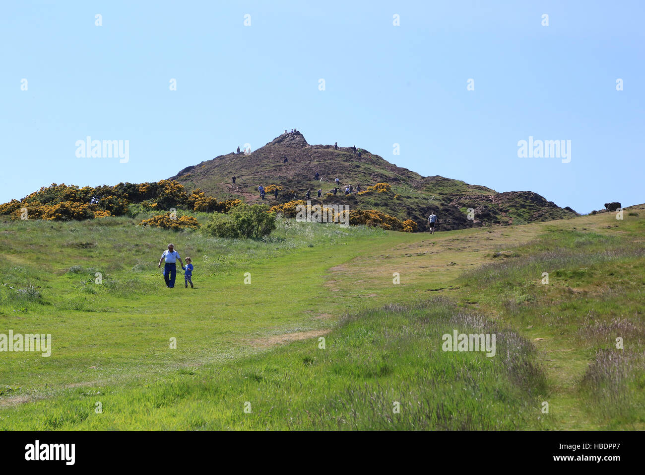 Edinburgh, vertice di Arthur del posto di guida Foto Stock