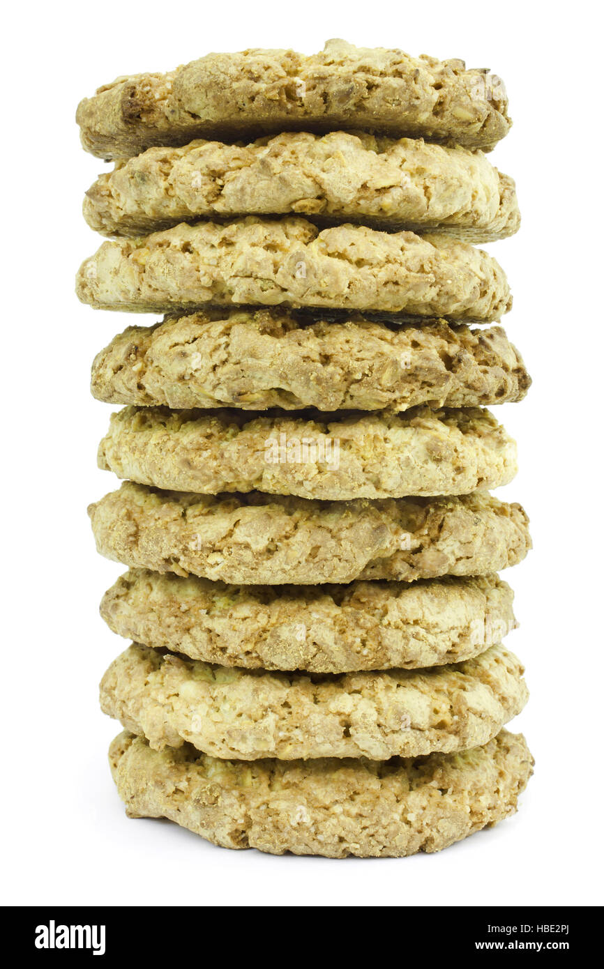 I cookies integrali con semi Foto Stock