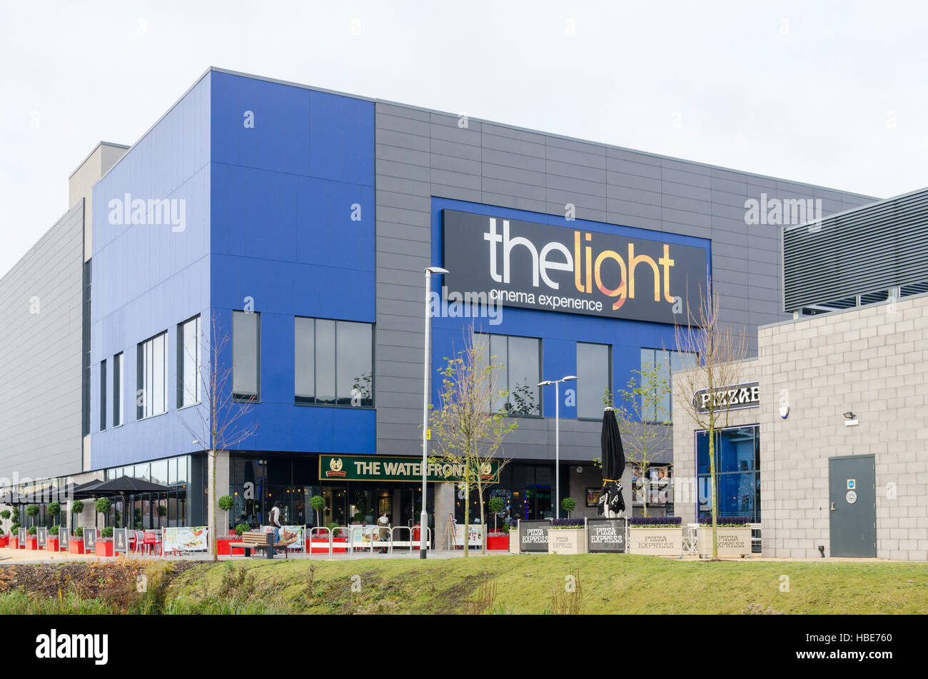 La luce Cinema nuovo Waterfront lo sviluppo in Walsall Foto Stock