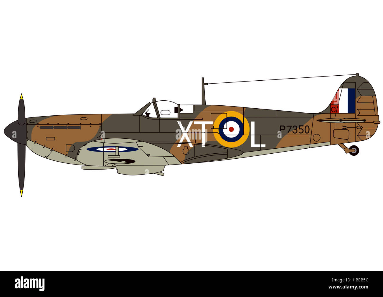 Il Supermarine Spitfire Mk.II Foto Stock