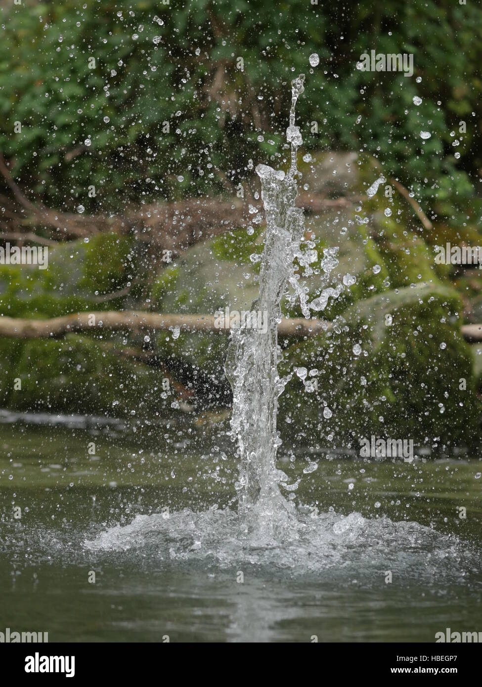 Forza della natura dell'acqua. Foto Stock