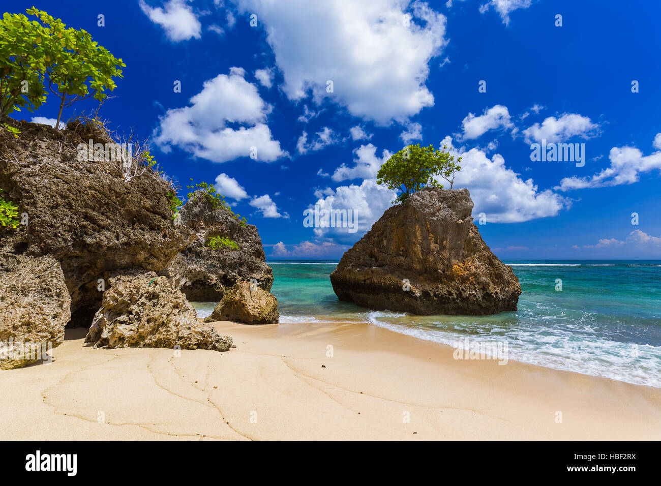 Bingin Beach - Bali Indonesia Foto Stock