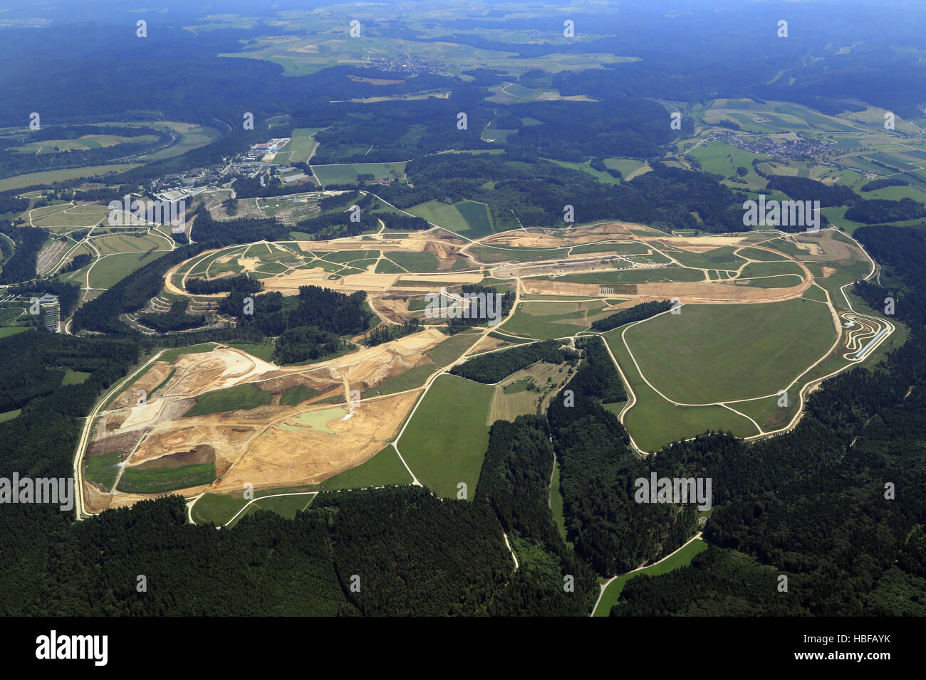 Immendingen, Daimler Proving Ground Foto Stock