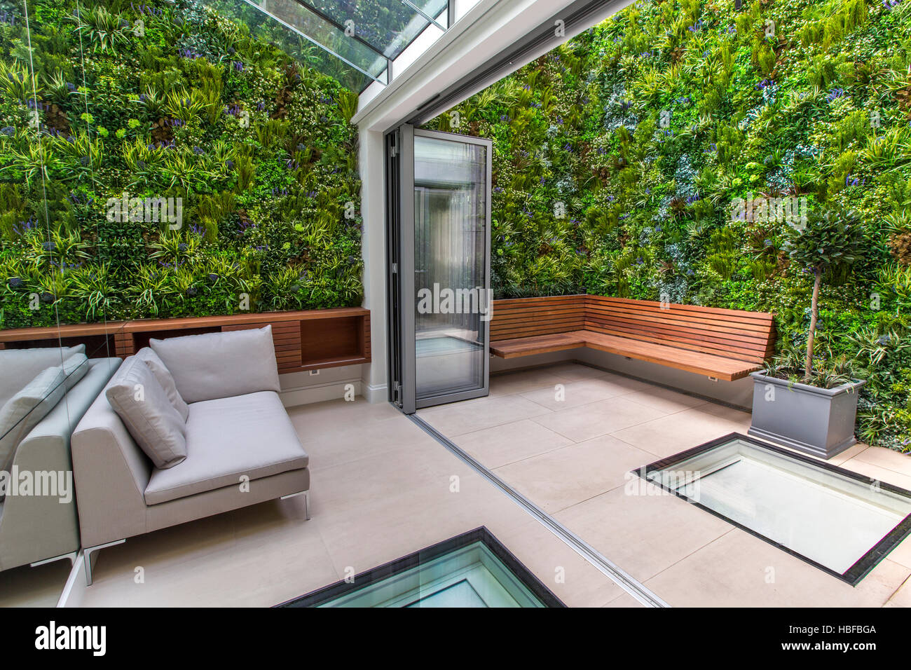 Outdoor design in camera Foto Stock