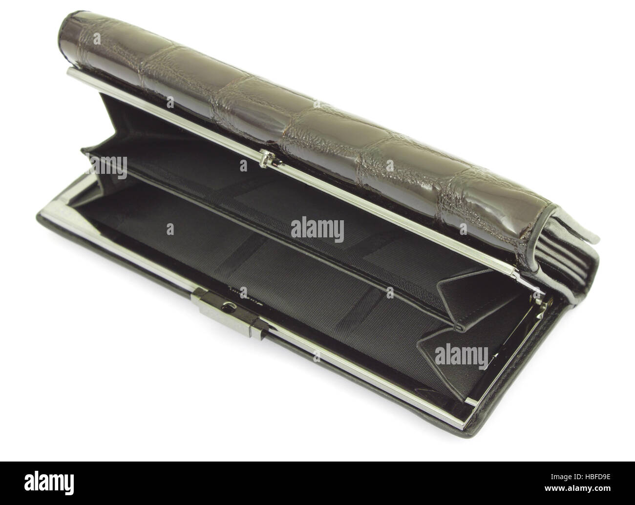 Borsellino da una pelle marrone Foto Stock