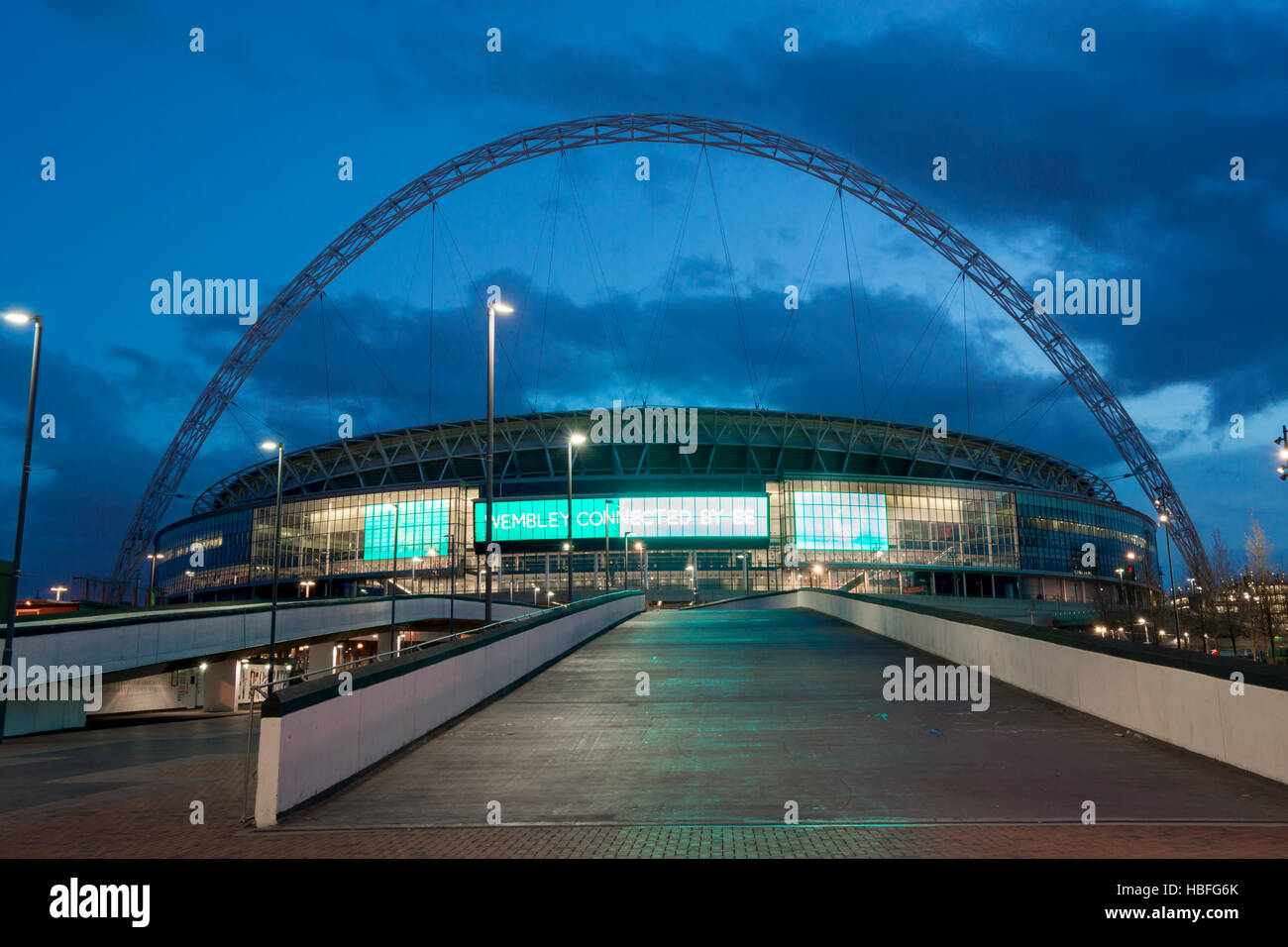 Europa, Regno Unito, Inghilterra, Londra, Wembley Stadium Arco Foto Stock