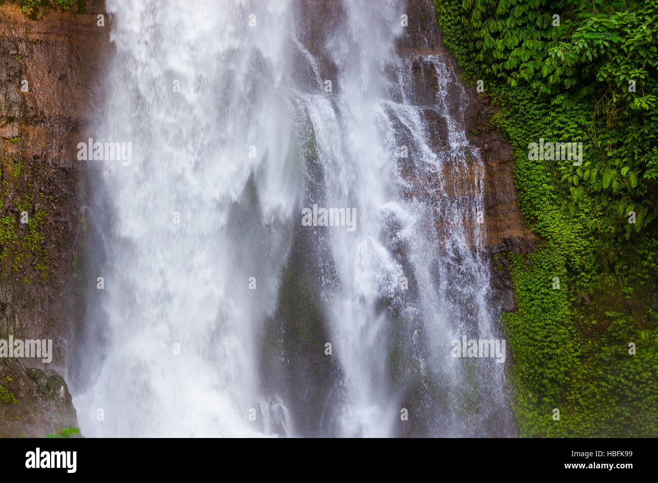 Gitgit Waterfall - isola di Bali Indonesia Foto Stock
