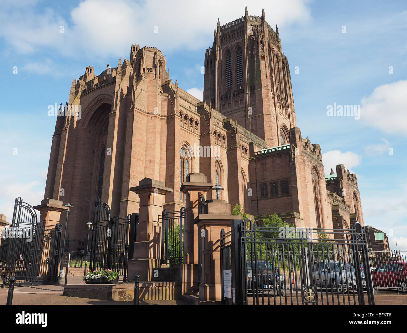 La cattedrale di Liverpool a Liverpool Foto Stock