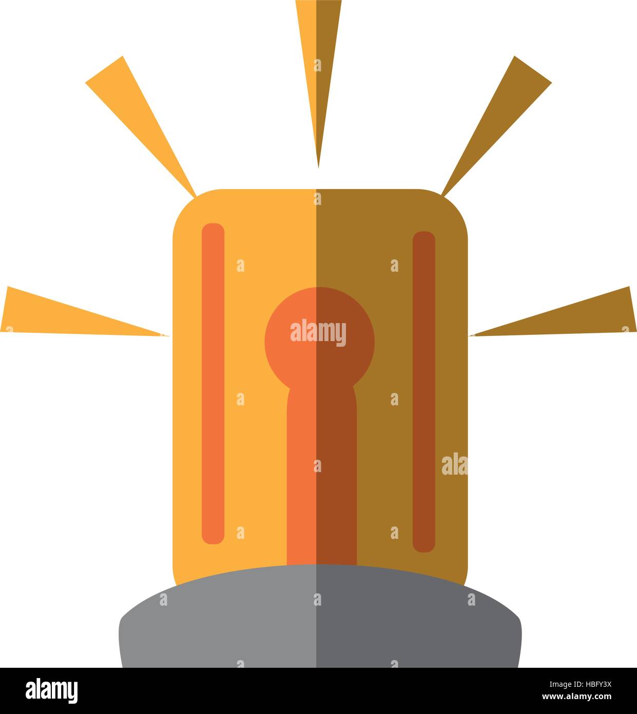 Cartoon Allarme Di Avviso Avviso Sistema Di Sicurezza Ombra Illustrazione Vettoriale Eps 10 Immagine E Vettoriale Alamy