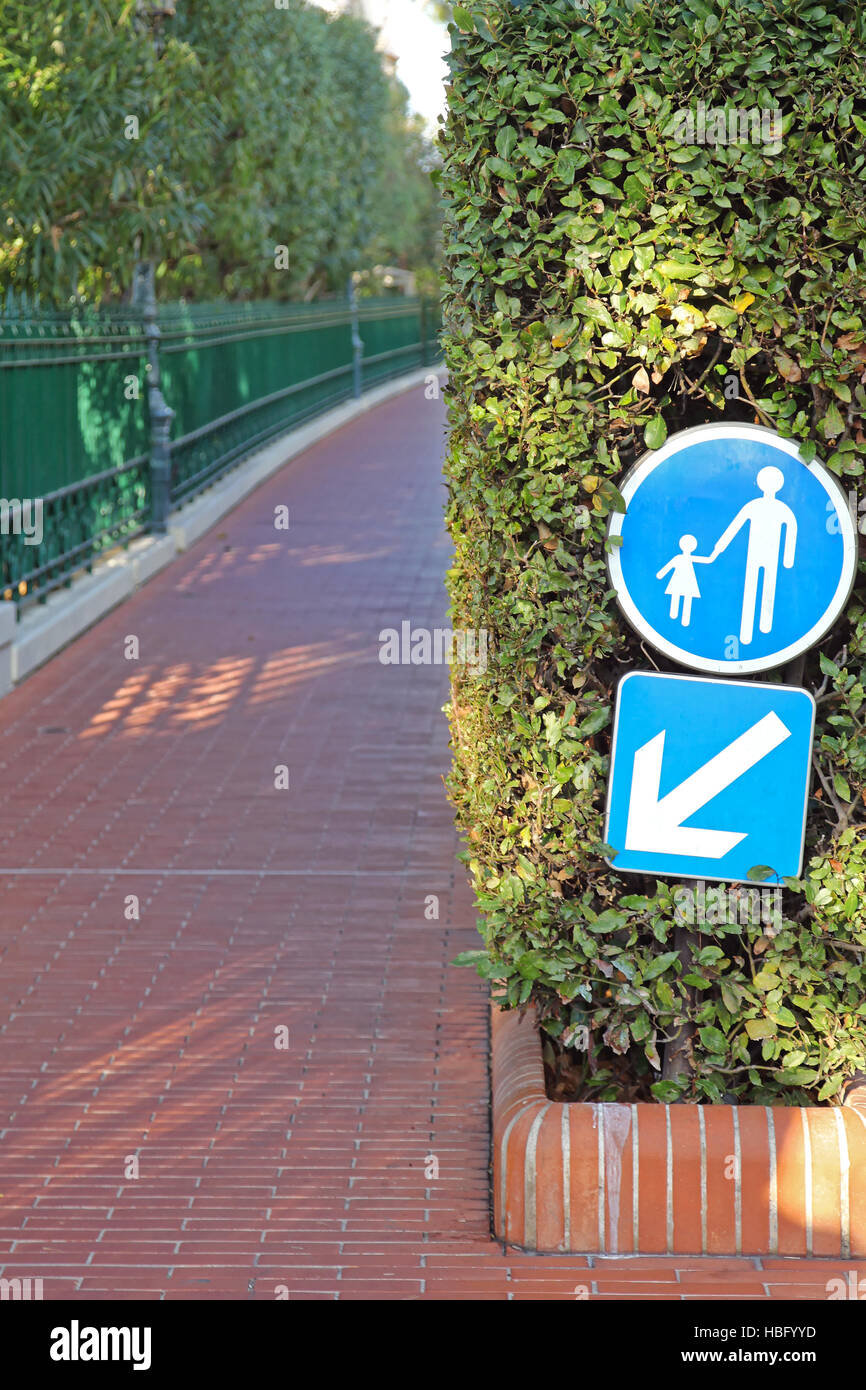 Percorso pedonale Foto Stock