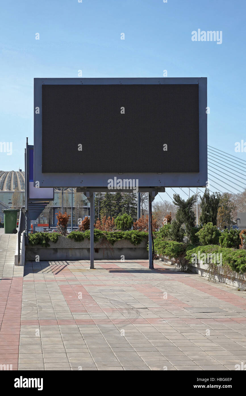 LED Billboard Foto Stock