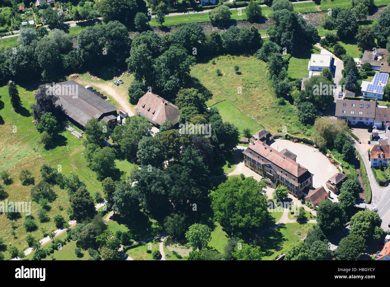 Freiburg, Ebnet castle Foto Stock