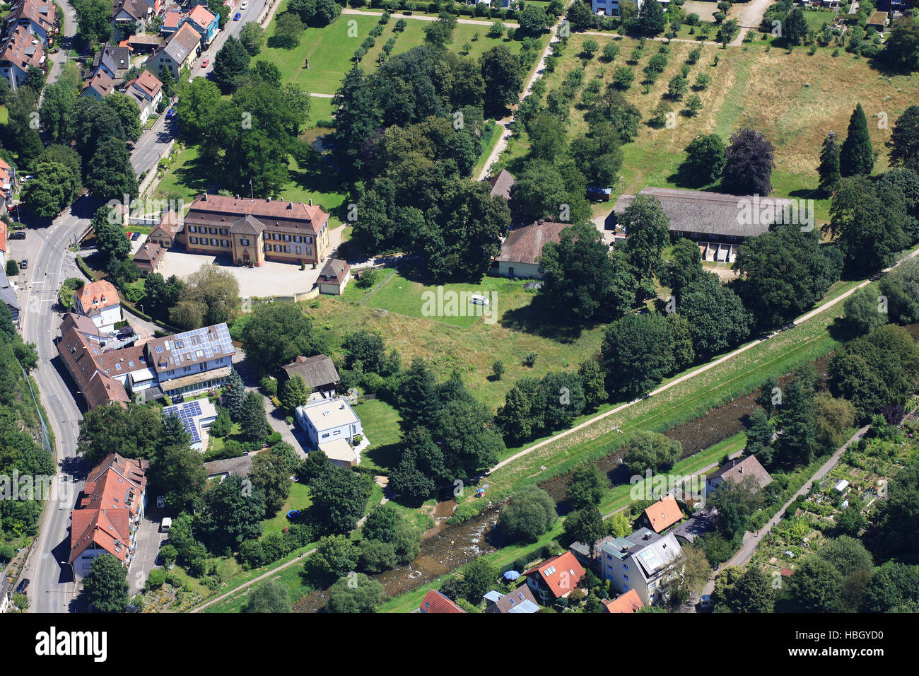 Freiburg, Ebnet castle Foto Stock