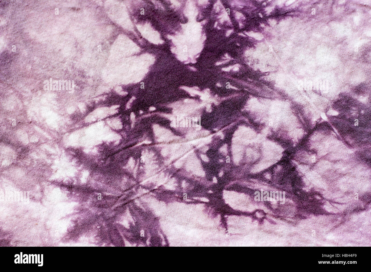 Immagine perfetta del tirante tinto tessuto viola Foto Stock