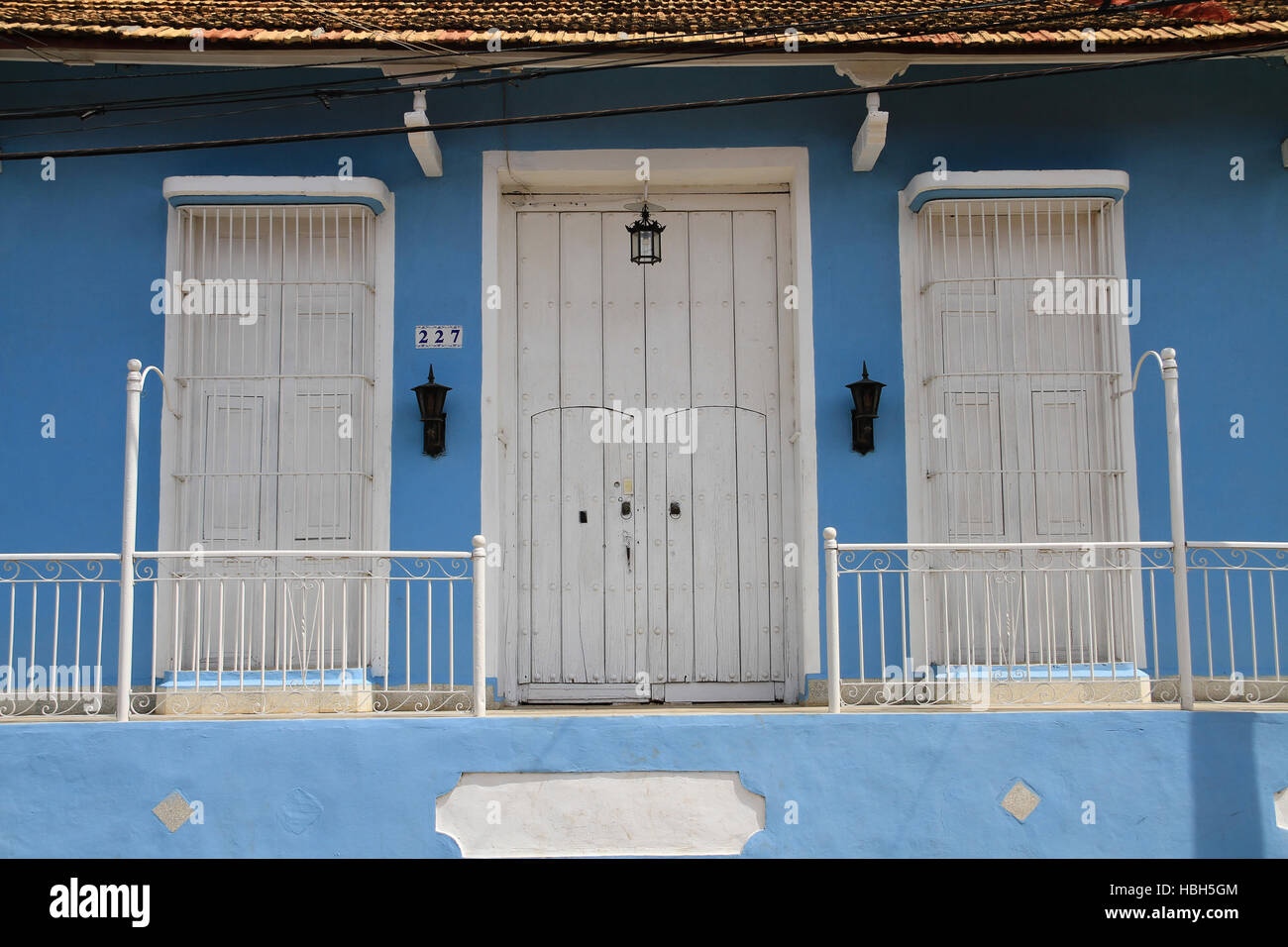 Architettura cubana, Trinidad, Cuba Foto Stock