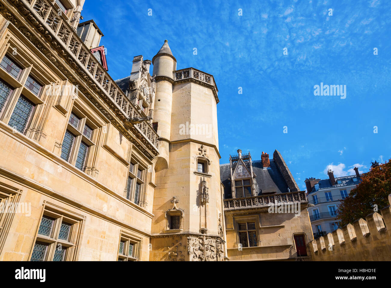 Musee National du Moyen Age a Parigi, precedentemente noto come Musée Cluny Foto Stock
