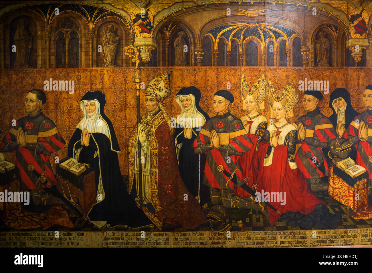 Arte storica al Musée national du Moyen Age a Parigi Foto Stock