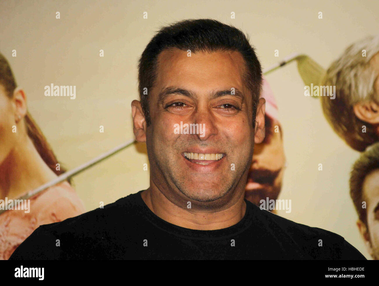 Salman Khan, attore indiano Bollywood, Abdul Rashid Salim Salman Khan, attore indiano del film, produttore, cantante, personalità televisiva, Al lancio del trailer del film Freaky Ali, Bombay, Mumbai, Maharashtra, India, Asia Foto Stock