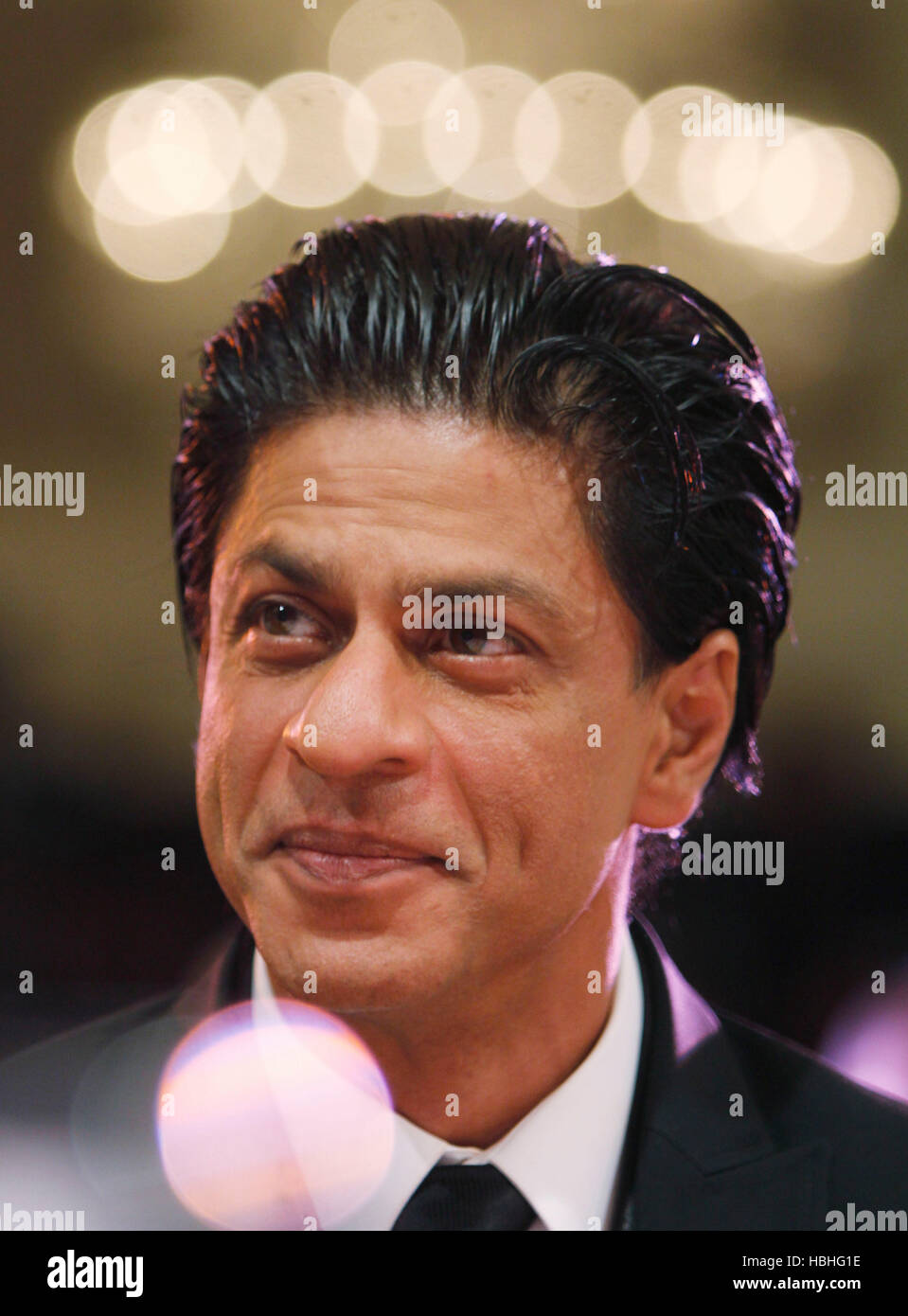 Shahrukh Khan, attore indiano Bollywood ritratto ai Forbes Leadership Awards a Mumbai India 21 ottobre 2011 Foto Stock