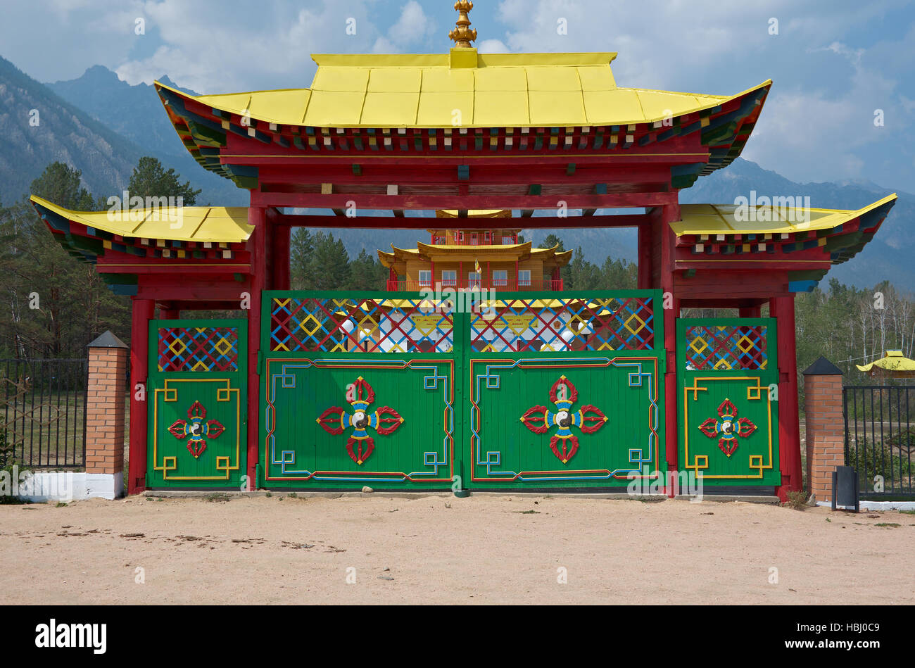 Datsan della dea Yanzhima Foto Stock