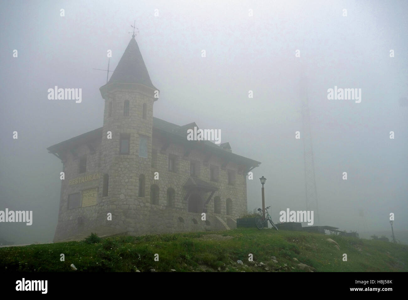 La Haunted House nei Pirenei Foto Stock