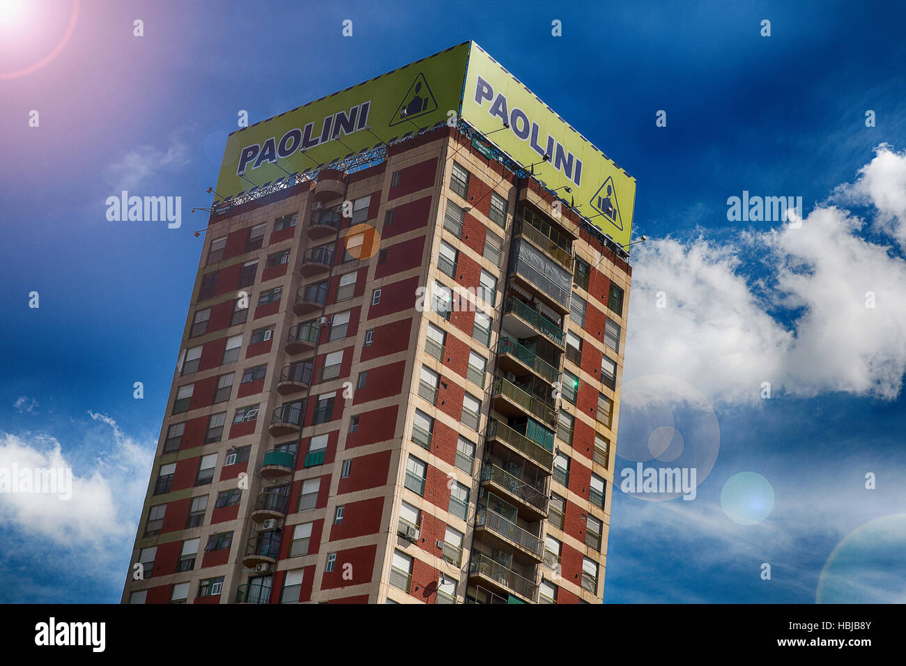 Un edificio alto di buenos aires Foto Stock