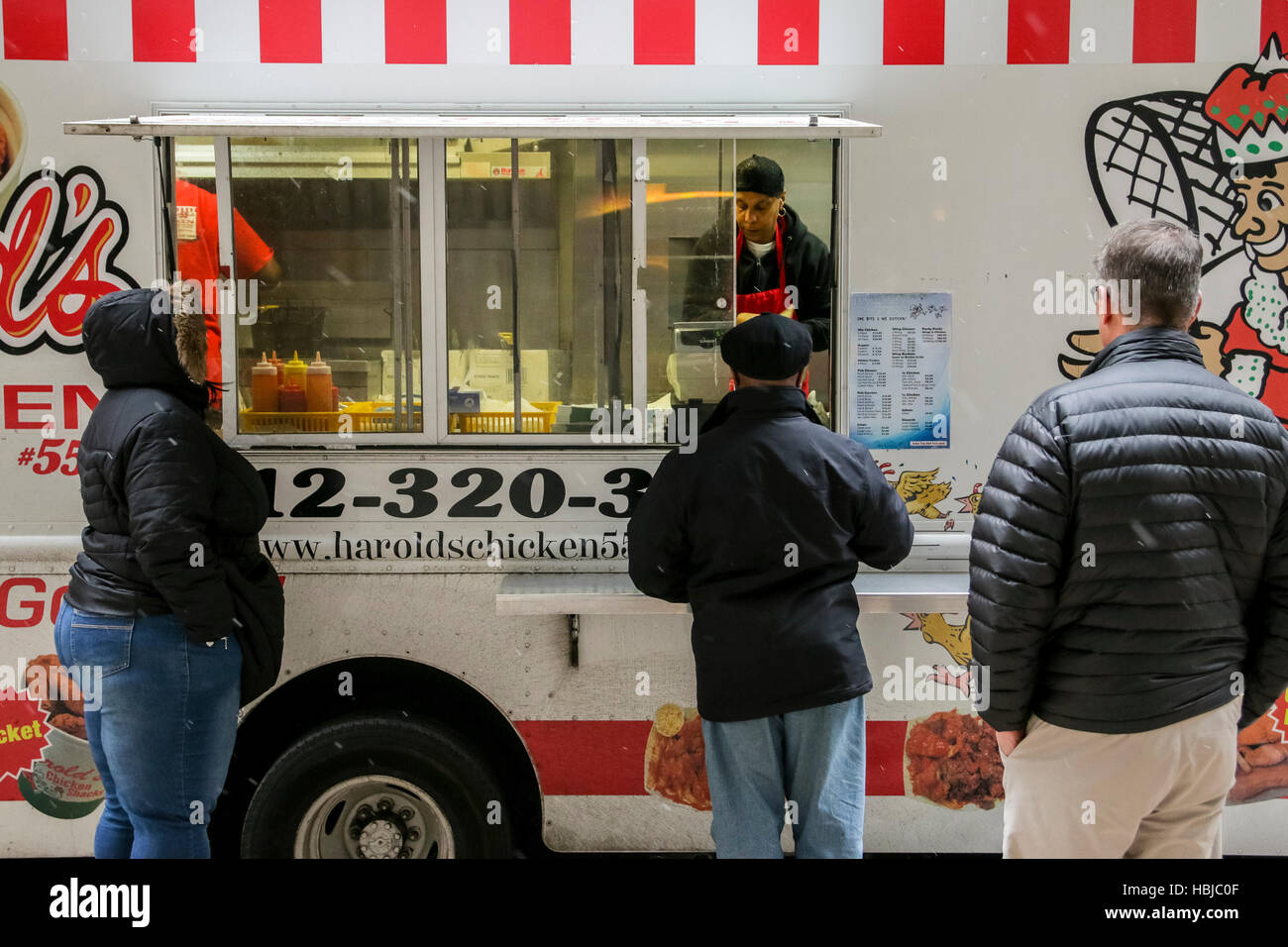 Carrello alimentari, Chicago Illinois. Foto Stock