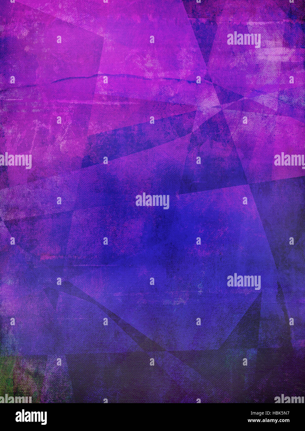 Abstract mixed media artwork Foto Stock