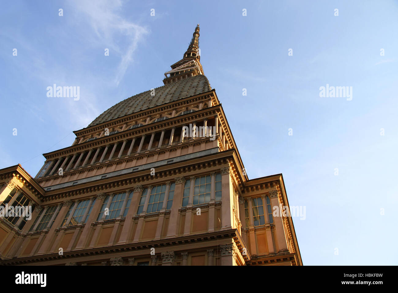 La Mole Antonelliana di Torino Foto Stock