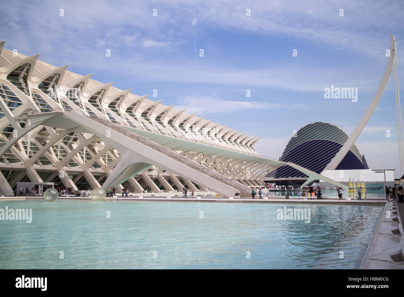 Città delle Arti e delle Scienze Foto Stock