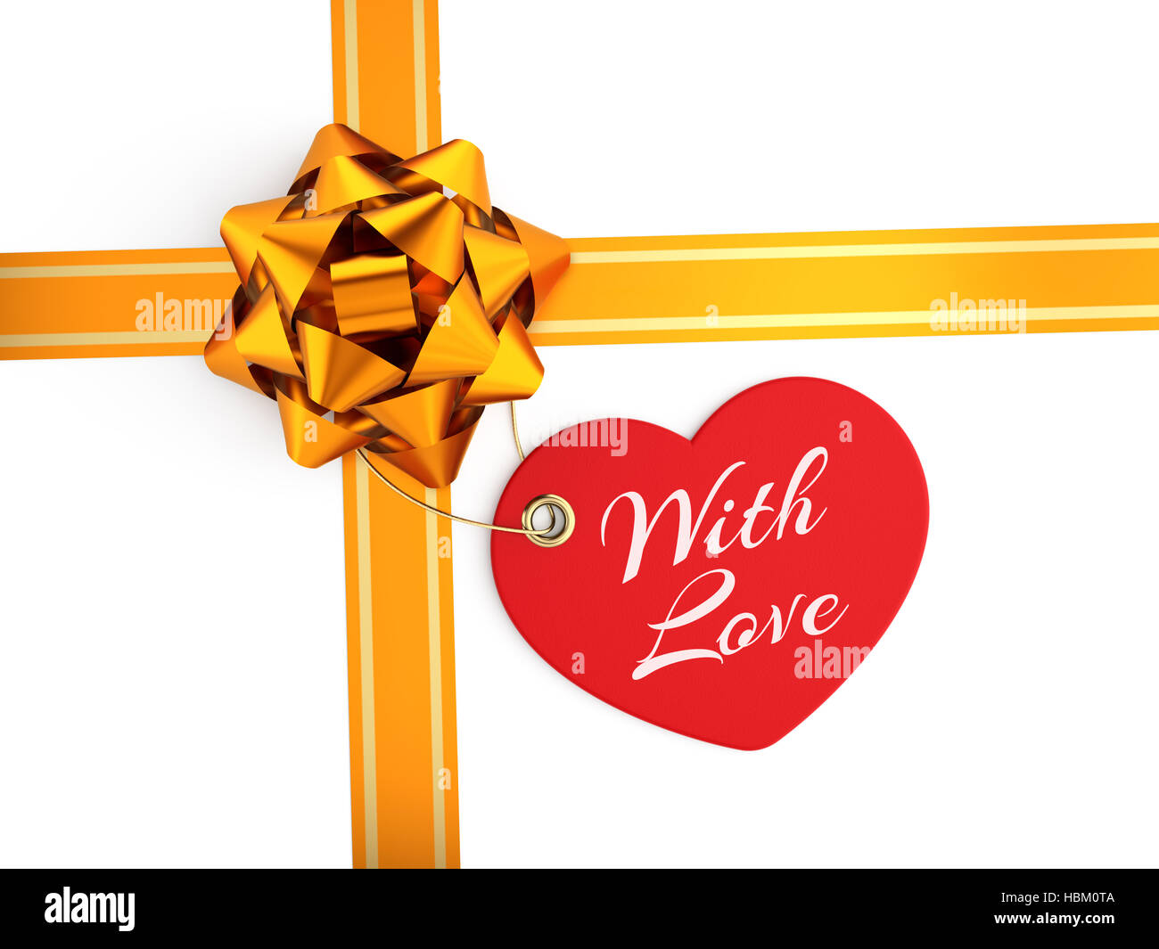 Con amore - dono festivo Box Foto Stock