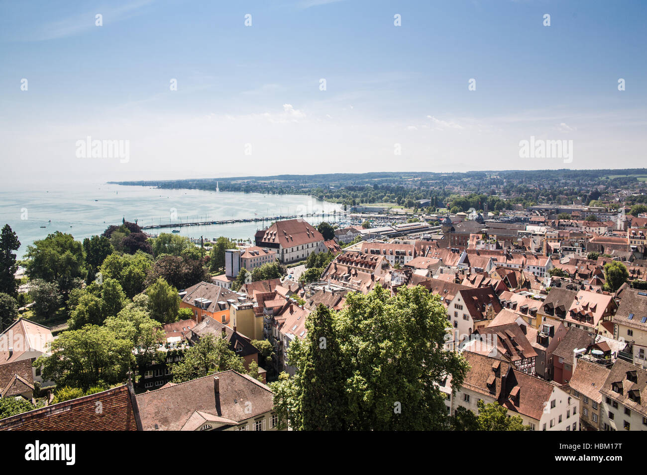 Costanza, città sul lago di Costanza Foto Stock