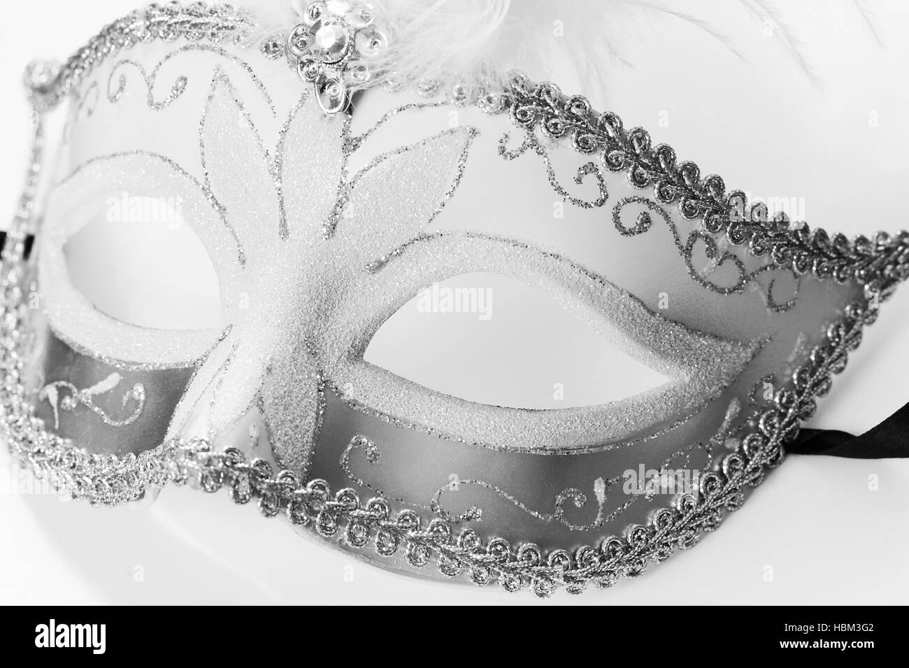 Masquerade Mask isolato Foto Stock
