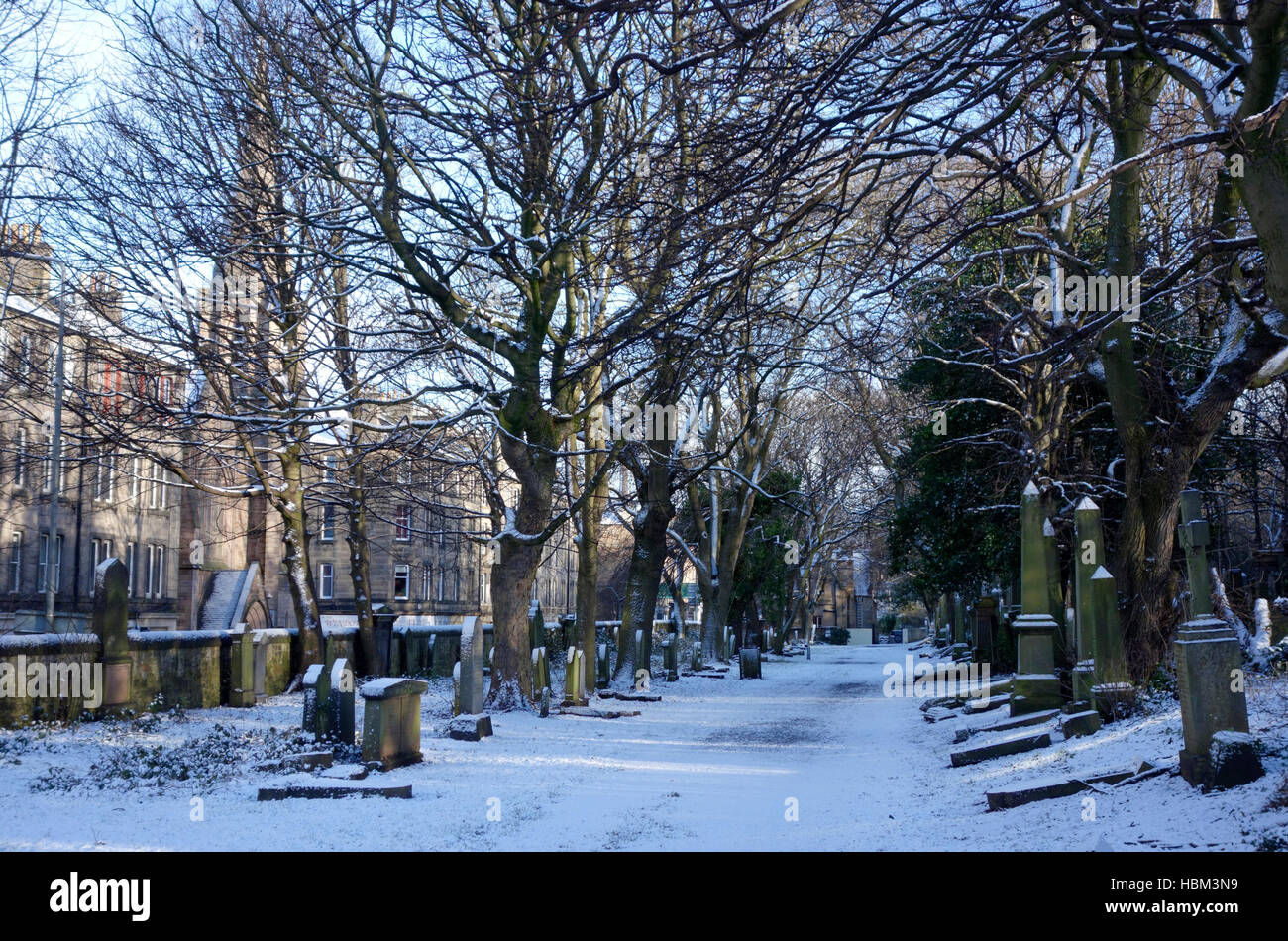 Dalry cimitero, Edimburgo Foto Stock
