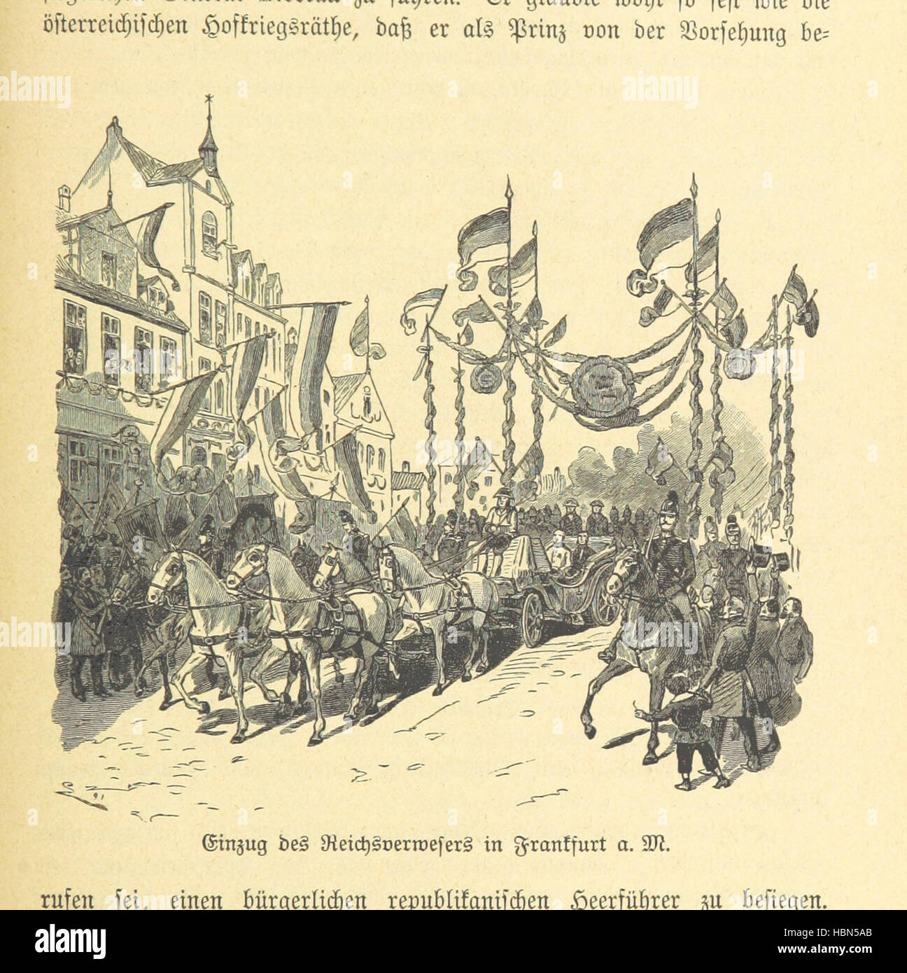 Immagine presa da pagina 295 di 'Die deutsche rivoluzione. Geschichte der deutschen Bewegung von 1848 und 1849 ... Illustrirt, etc' immagine presa da pagina 295 di 'Die deutsche rivoluzione Geschichte Foto Stock