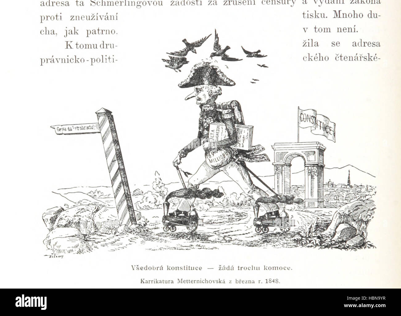 Immagine presa da pagina 112 di 'Na úsvitě nové doby. Dějiny roku 1848. v zemích českých. [Con illustrazioni, inclusi i ritratti e facsimili.]' immagine presa da pagina 112 di 'Na úsvitě nové doby Foto Stock