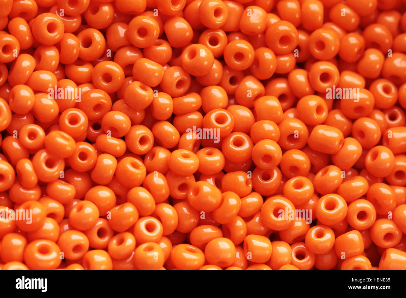 Cordoni di colore arancione Foto Stock