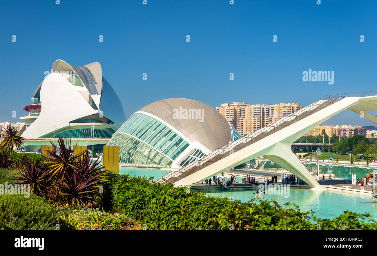 Hemisferic nella Città delle Arti e delle Scienze - Valencia, Spagna Foto Stock