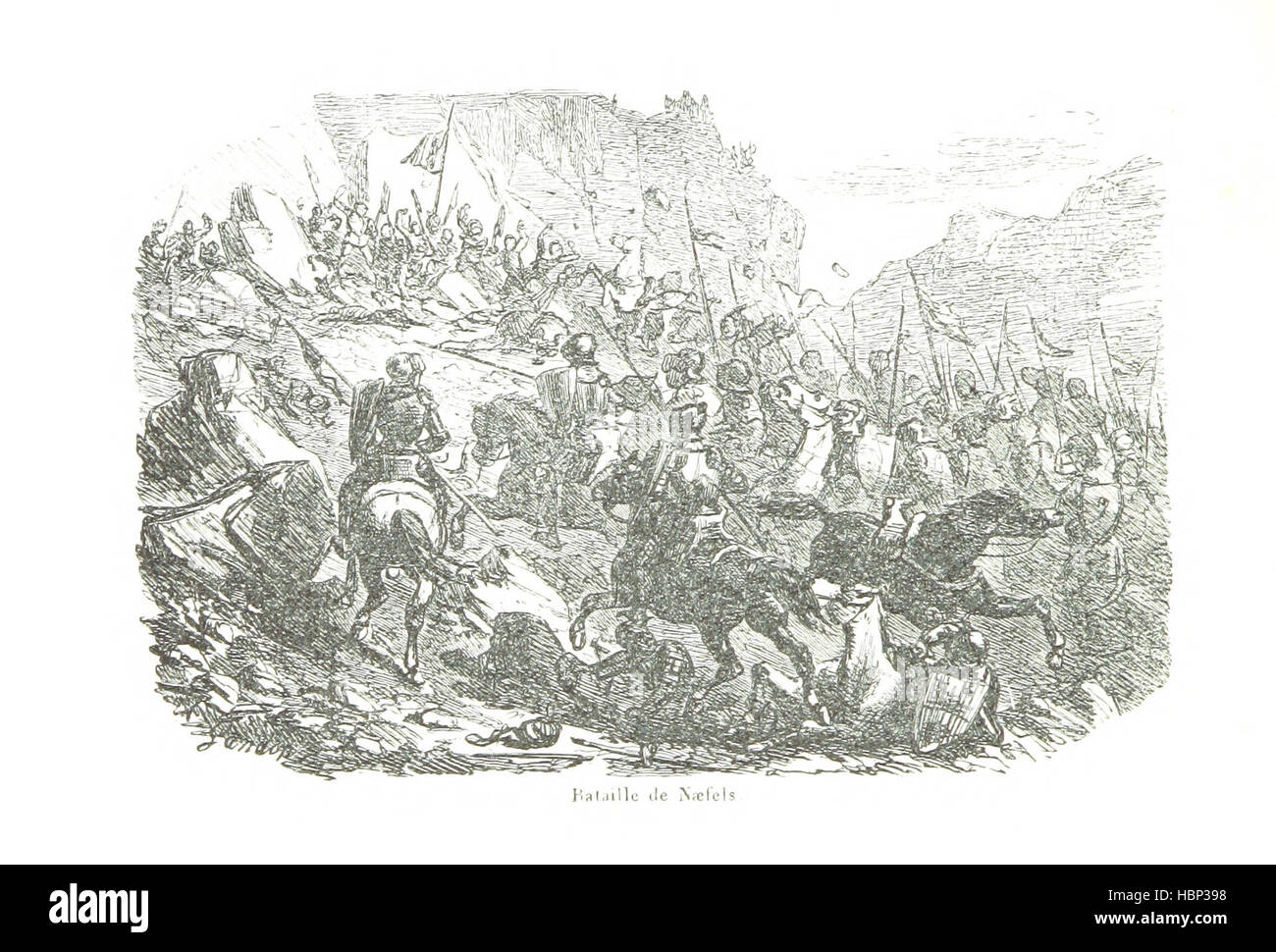 Immagine presa da pagina 178 di "La Suisse historique et pittoresco, comprenant l'histoire, la géographie et la statistique de ce pays ... Première partie: La Suisse historique par E. H. Gaullieur, ornée ... de planches, ecc. (Seconde partie: La Suisse p immagine presa da pagina 178 di "La Suisse historique et Foto Stock