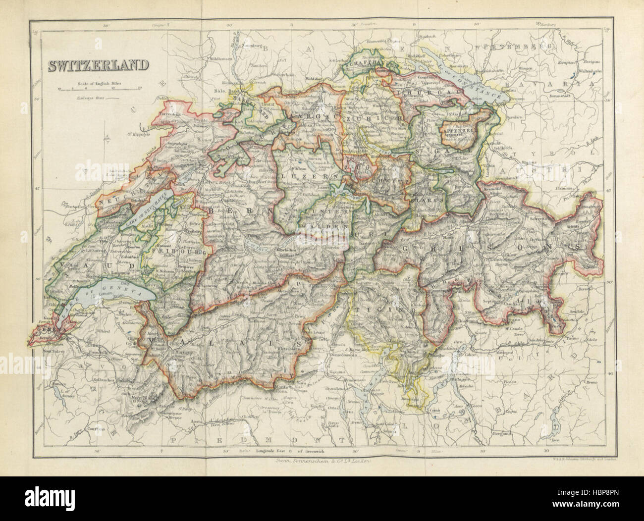 Immagine presa da pagina 10 del '[Lehrbuch der Geschichte des Schweizervolkes.] una breve storia della Svizzera ... Tradotto da E. Salisbury. Con mappe ...' immagine presa da pagina 10 del '[Lehrbuch der Geschichte des Foto Stock