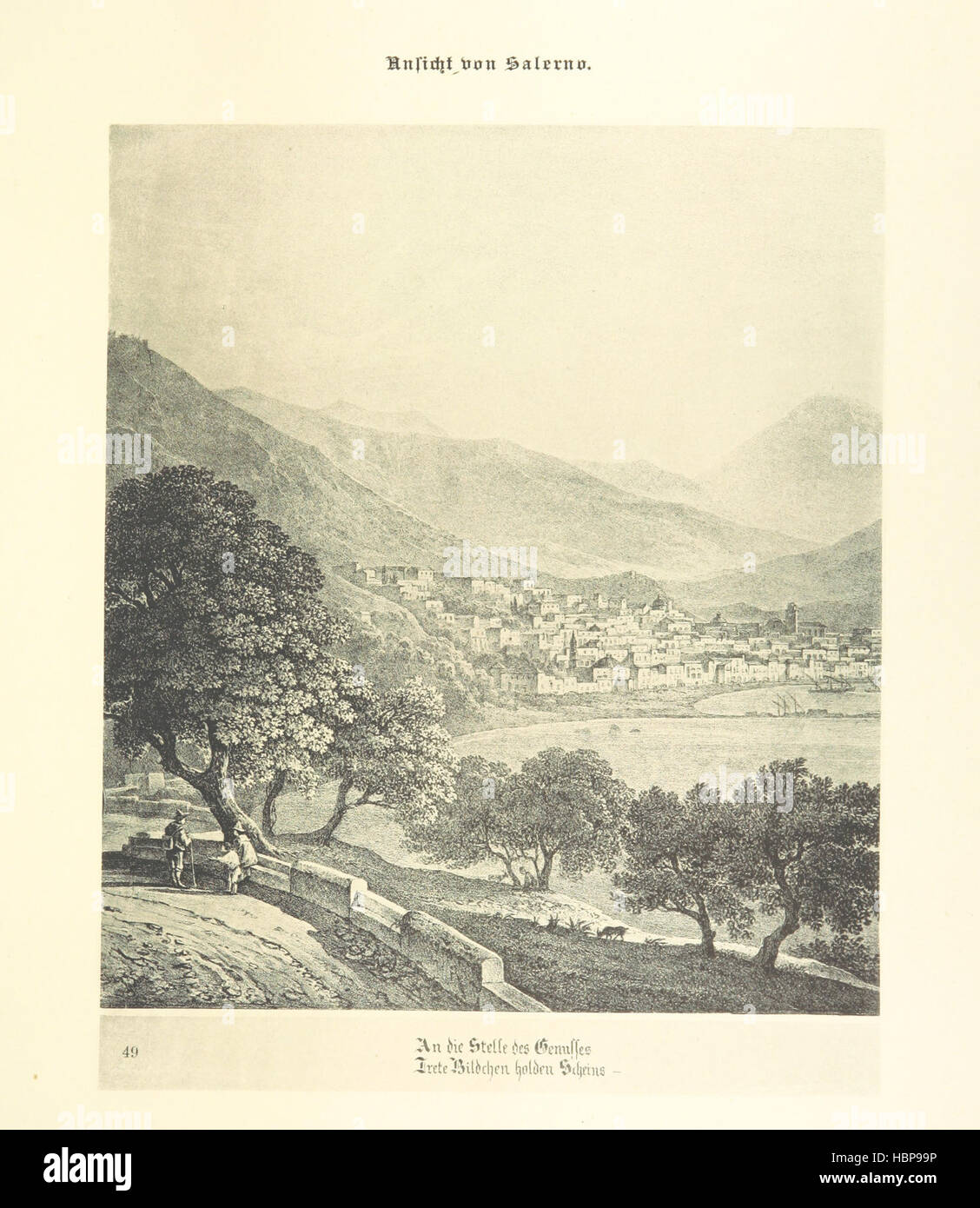 Questa pagina presenta i contenuti del "viaggio in Italia" di Goethe, compresi i viaggi attraverso l'Italia, le città italiane, i paesi, i paesaggi, l'architettura, cultura, società, arte, siti storici e rappresentazioni illustrate. Foto Stock