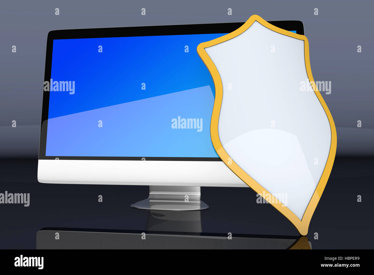 Fissare il sistema di computer Foto Stock