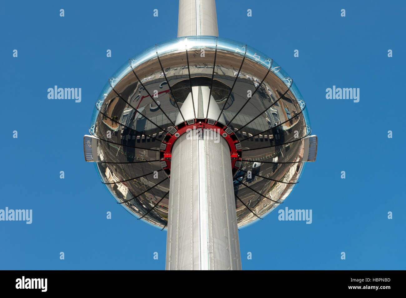 La British Airways i360 torre di osservazione, Brighton East Sussex, Gran Bretagna, England, Regno Unito, GB. Foto Stock