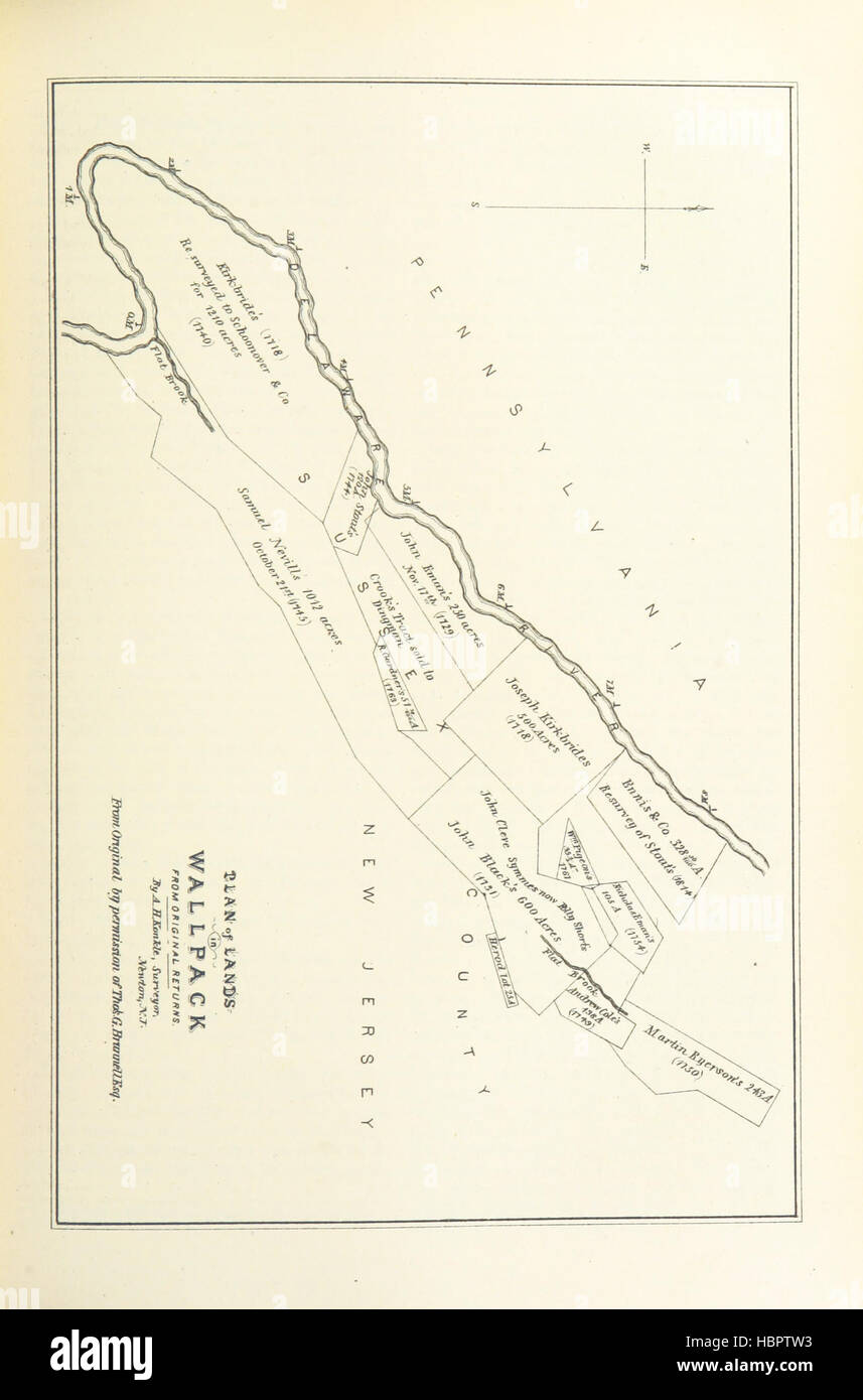 Immagine presa da pagina 413 di " Storia del Sussex e Warren contee, New Jersey, con illustrazioni e biografie ... Compilato da J. P. Snell ... assistita da ... W. W. Clayton, etc' immagine presa da pagina 413 di " Storia del Sussex e Foto Stock