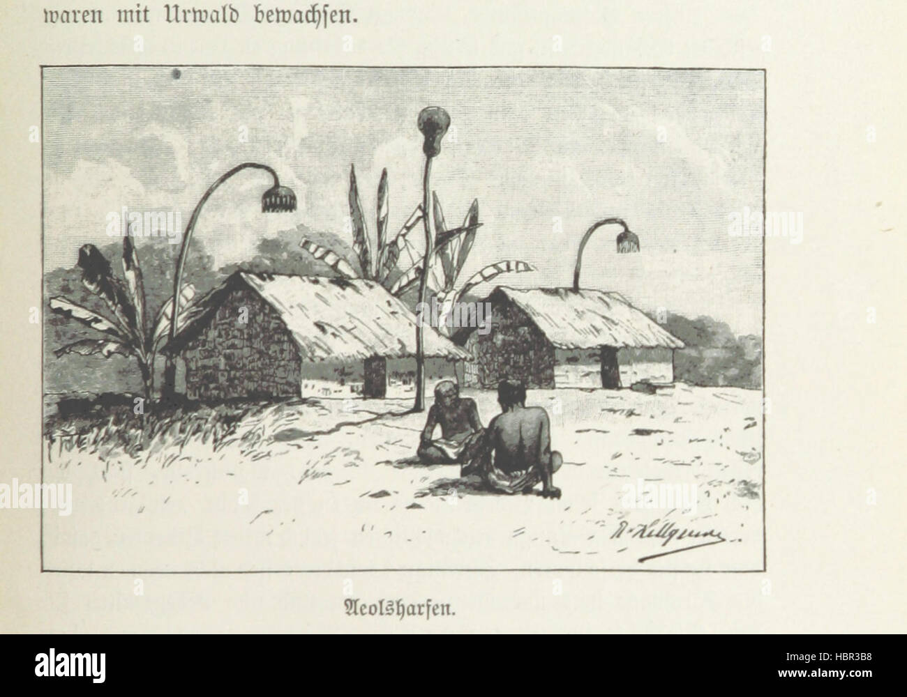 Immagine presa da pagina 115 di 'Meine zweite Äquatorial Durchquerung-Afrikas vom Congo zum Zambesi während der Jahre 1886 und 1887 ... Mit 92 Abbildungen, etc' immagine presa da pagina 115 di 'Meine zweite Äquatorial Durchquerung-Afrikas Foto Stock