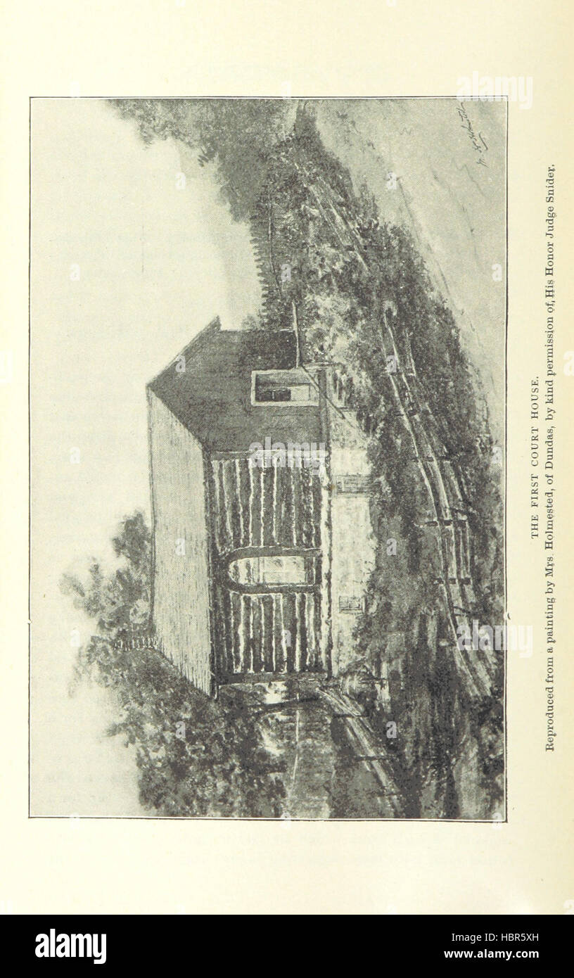 Immagine presa da pagina 130 di "schizzo storico della contea di Wentworth e la testa del lago' immagine presa da pagina 130 di "schizzo storico della Foto Stock