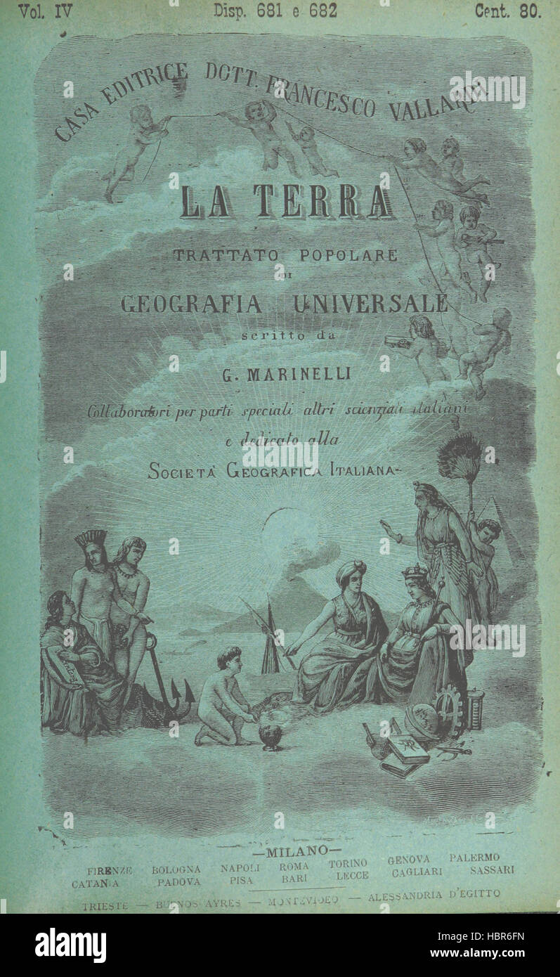 La Terra, trattato popolare di geografia universale per G. Marinelli ed altri scienziati italiani, ecc. [Con illustrazioni e mappe.] immagine presa dalla pagina 1159 di 'La Terra, trattato popolare Foto Stock