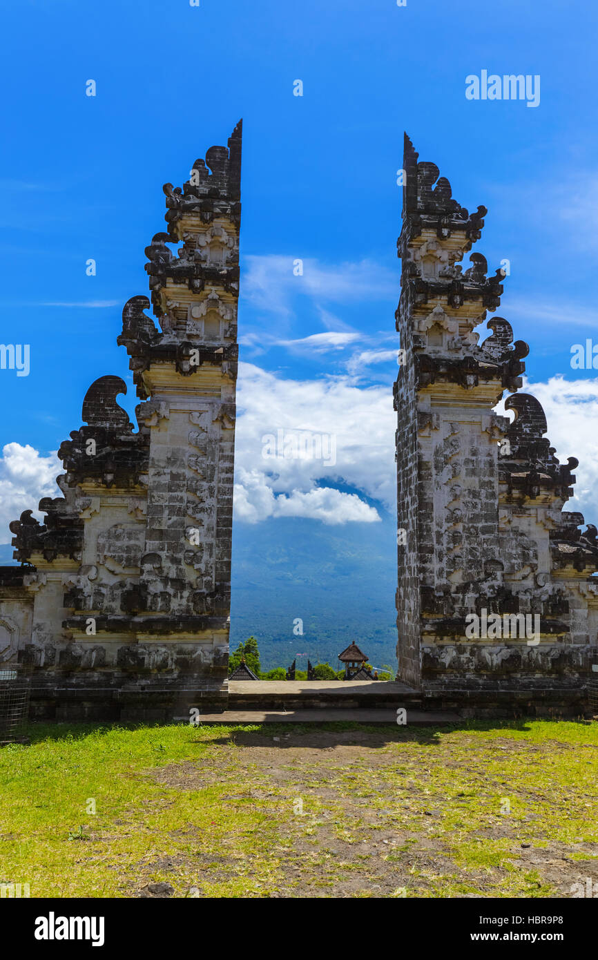 Tempio Lempuyang - isola di Bali Indonesia Foto Stock