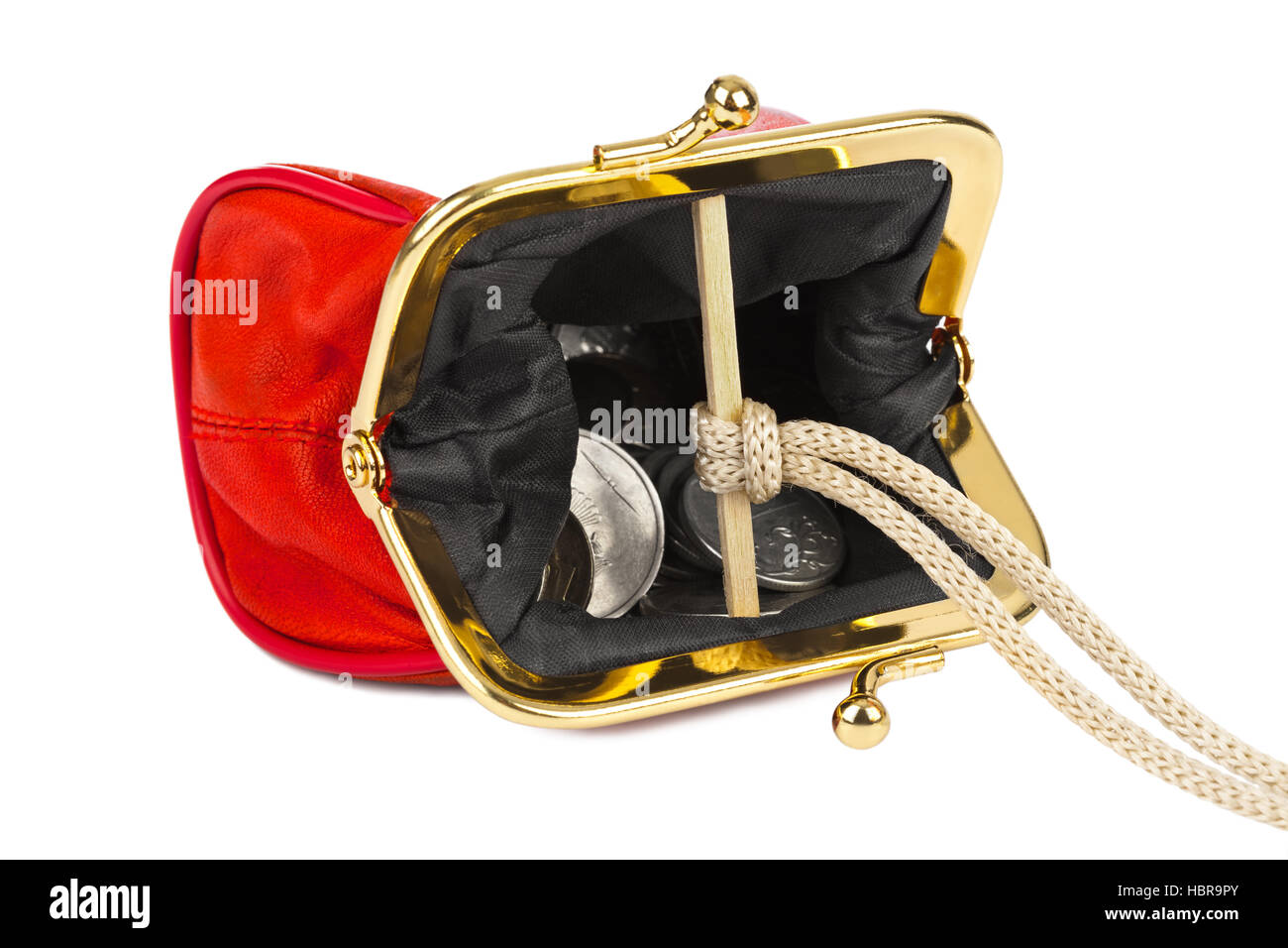 Trappola di denaro fatte di borsa Foto Stock