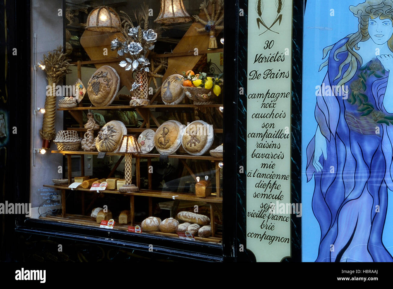 D. Legros, Boulangerie shop. Fecamp. La Normandia. La Francia. Europa Foto Stock